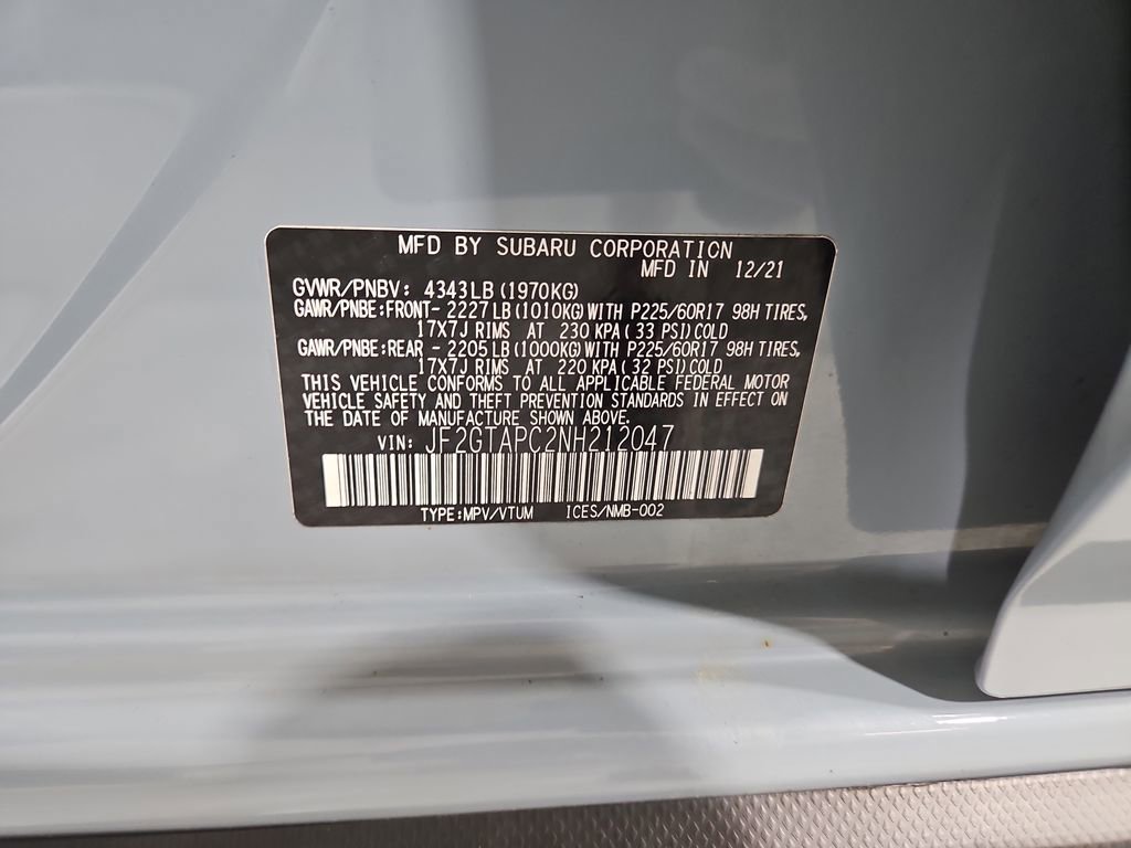 Certified 2022 Subaru Crosstrek 2.0i Premium image 30