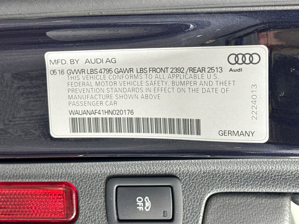 Used 2017 Audi A4 2.0T Premium w/ Convenience Package image 38