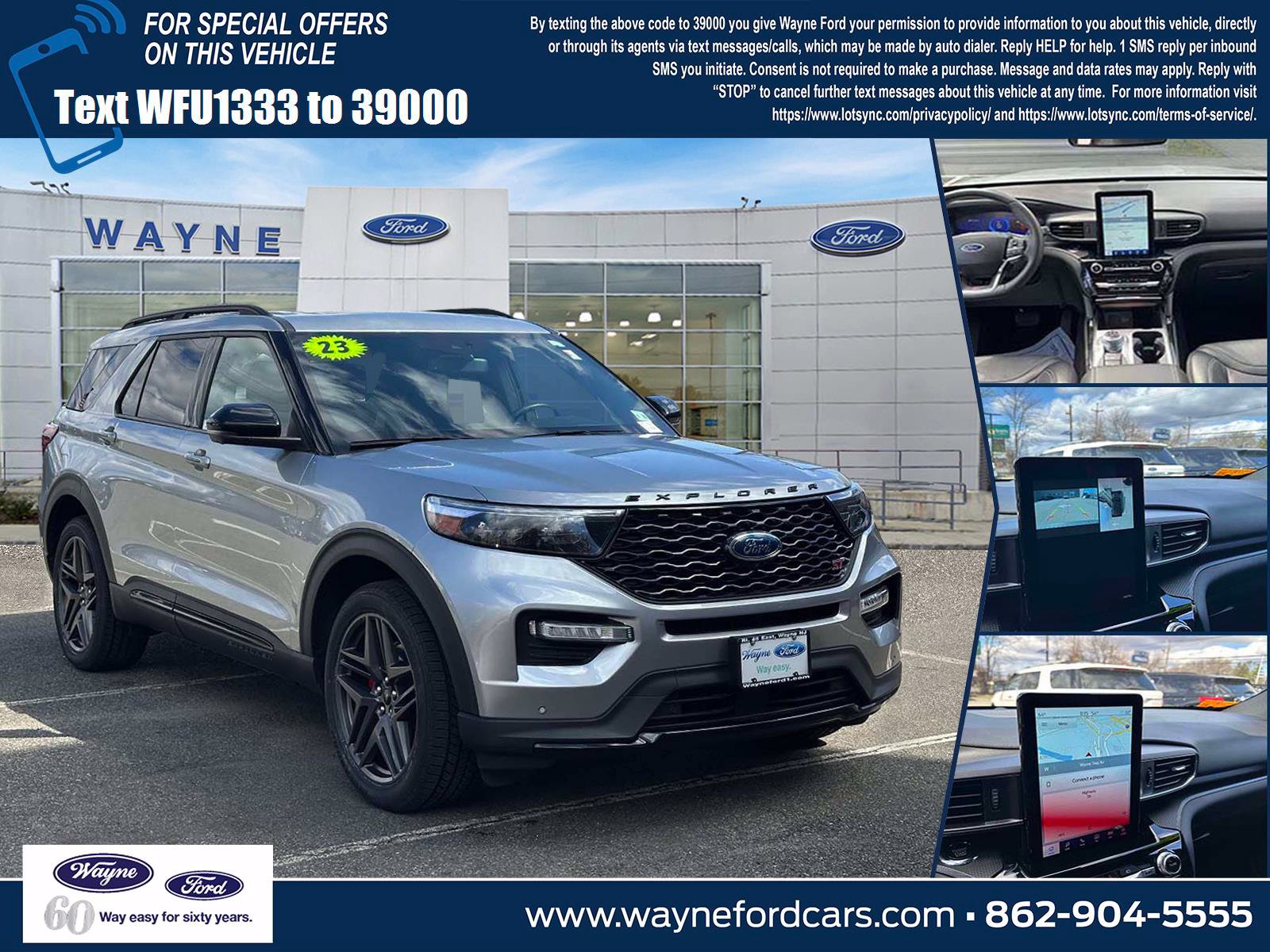 Certified 2023 Ford Explorer ST w/ Equipment Group 401A