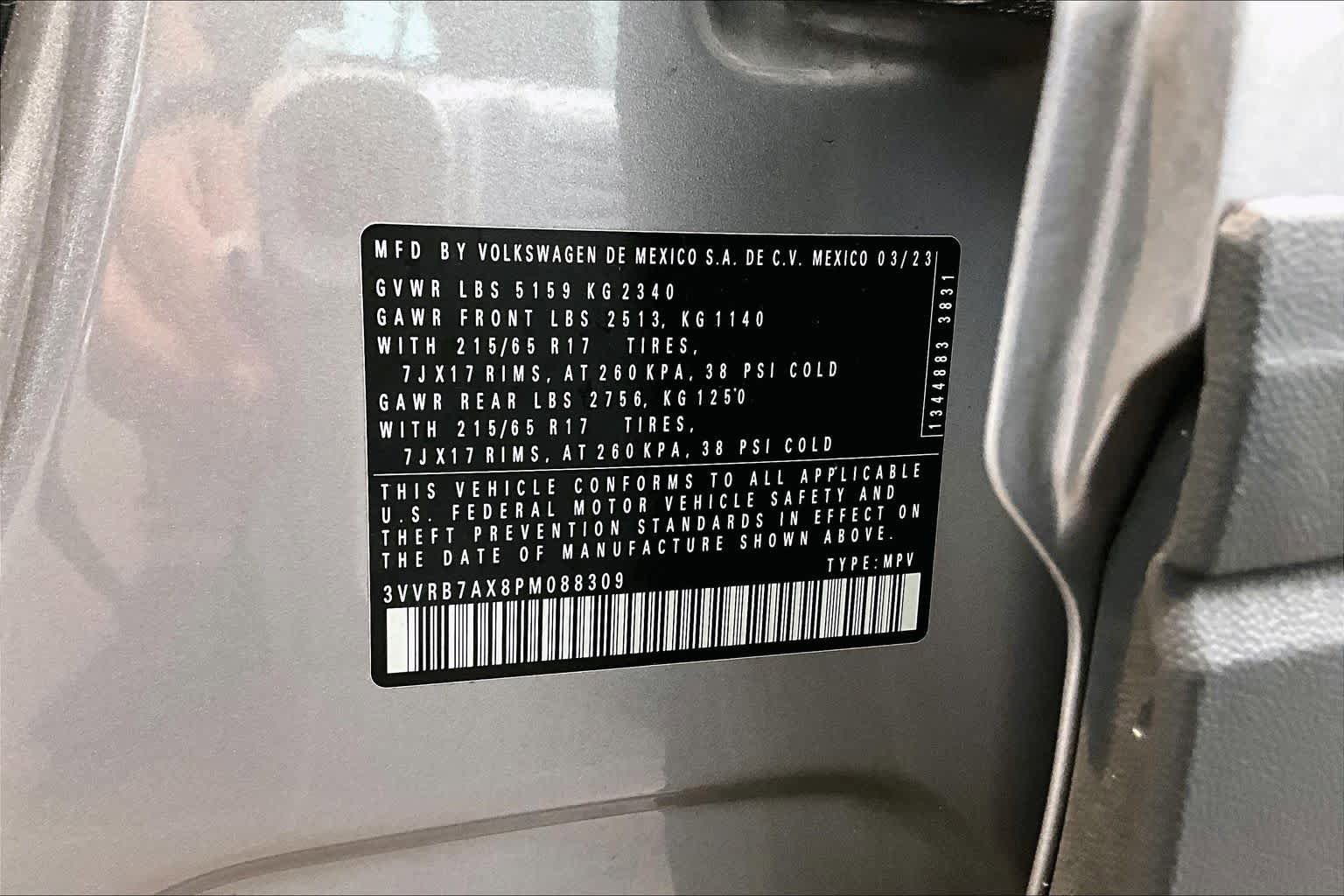 Used 2023 Volkswagen Tiguan S FWD image 32