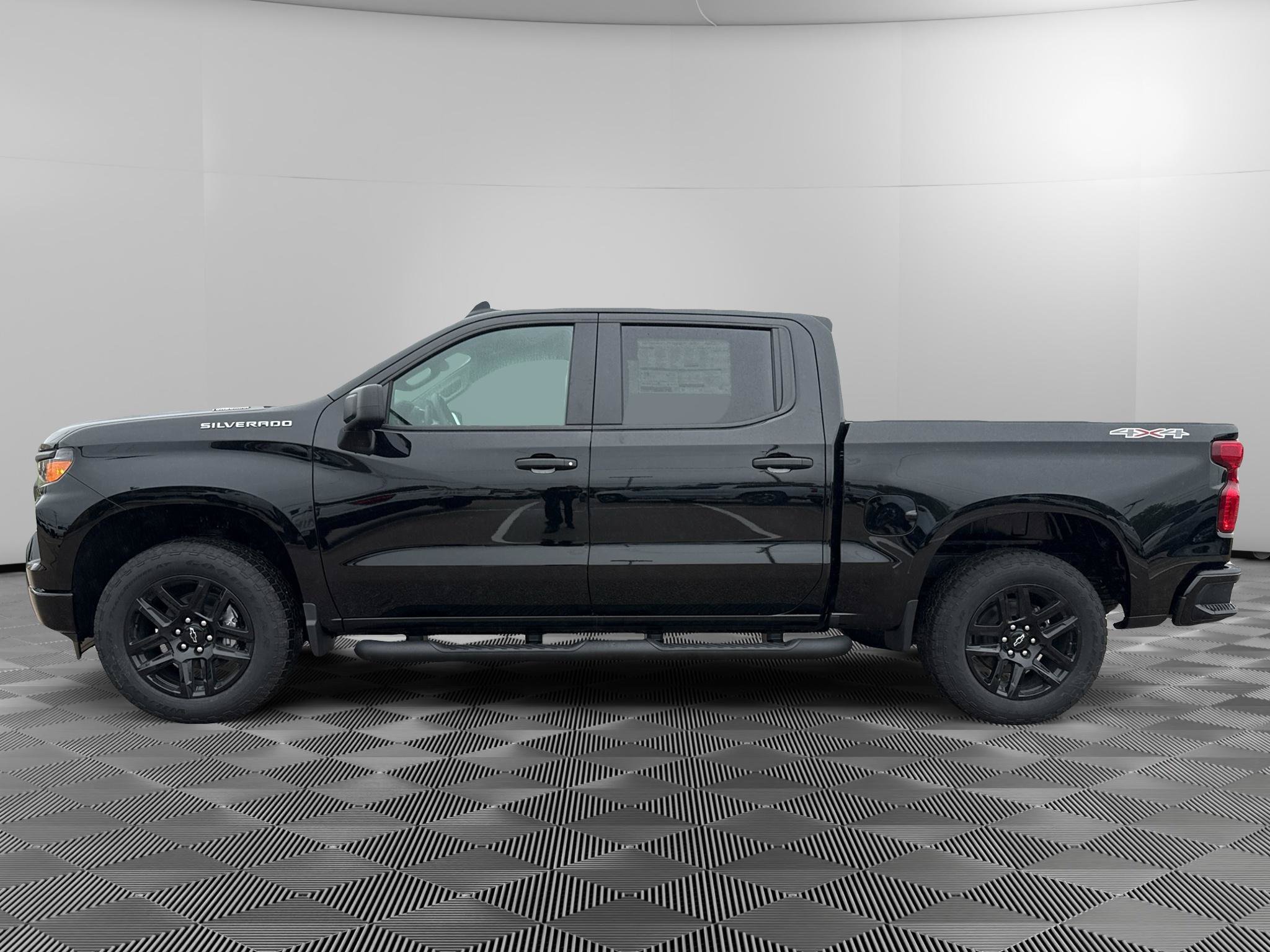 New 2026 Chevrolet Silverado 1500 Custom w/ Turbomax Blackout Package AWD/4WD image 2