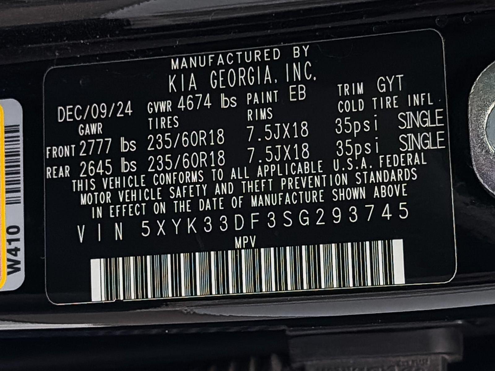 Certified 2025 Kia Sportage EX FWD image 28