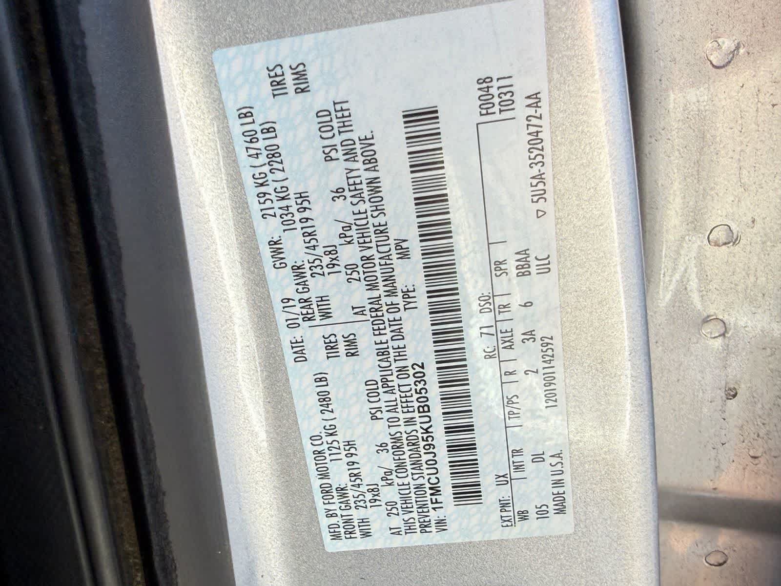 Used 2019 Ford Escape Titanium FWD image 25