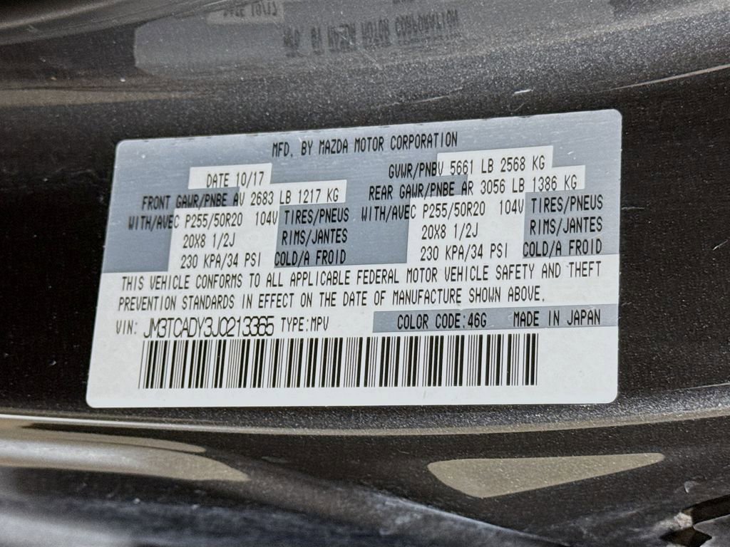 Used 2018 MAZDA CX-9 Grand Touring FWD image 33