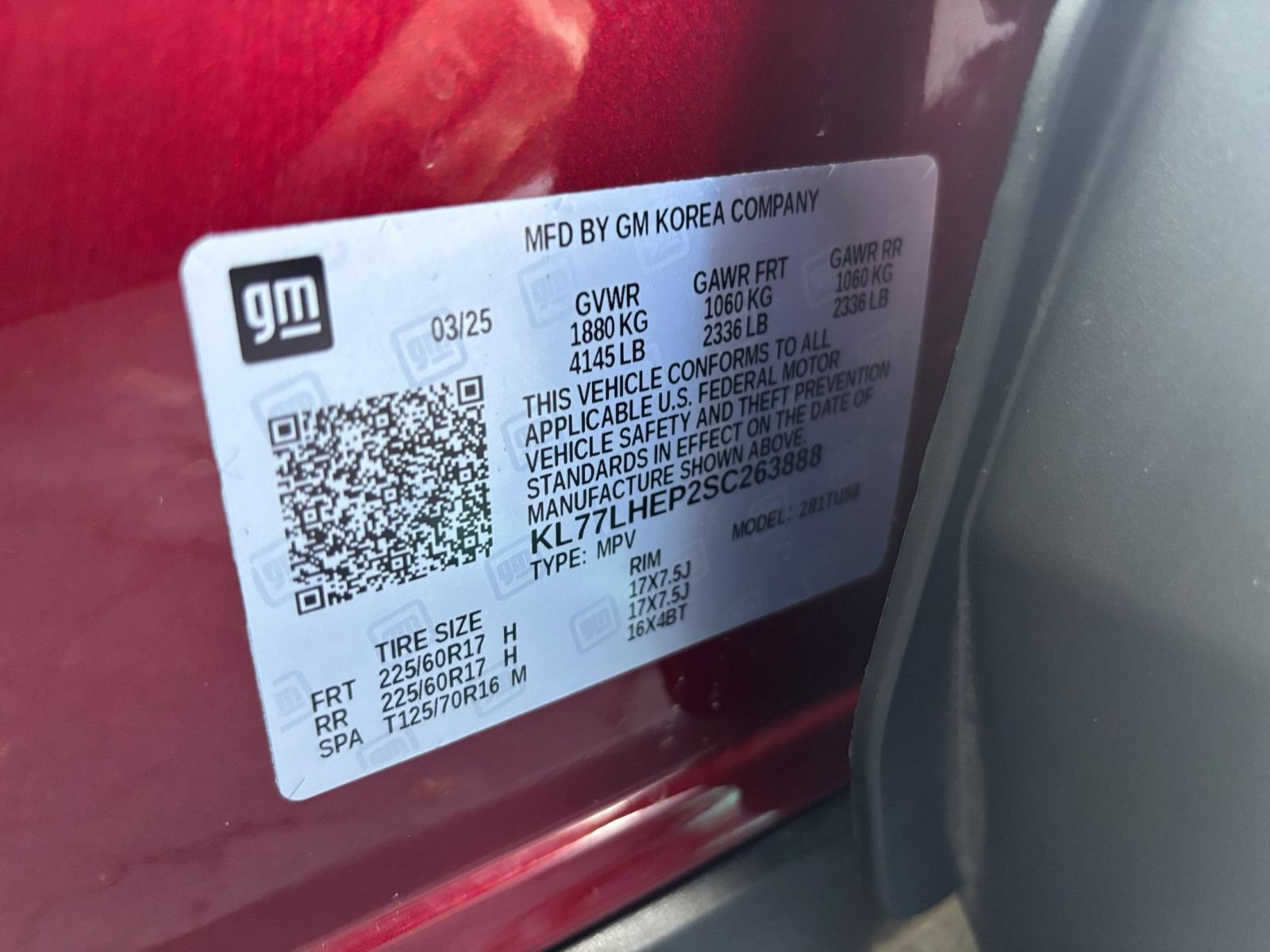 Used 2025 Chevrolet Trax LT w/ LT Convenience Package FWD image 27