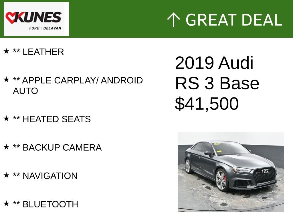 Used 2019 Audi RS 3 image 2