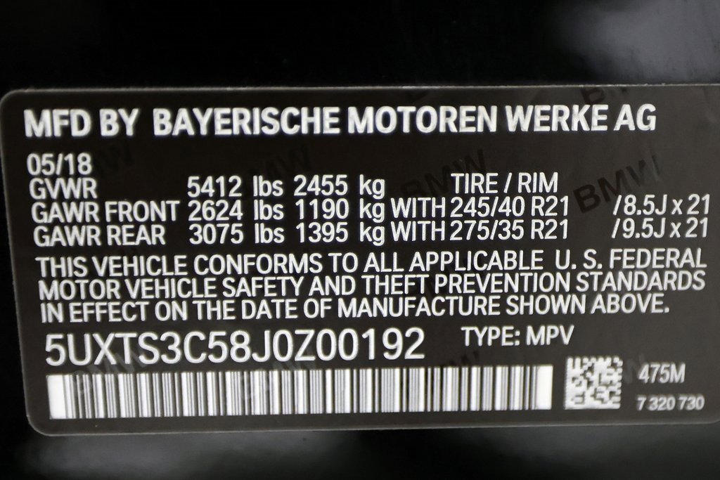 Used 2018 BMW X3 M40i image 50