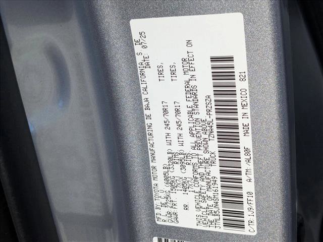 New 2025 Toyota Tacoma SR5 image 18