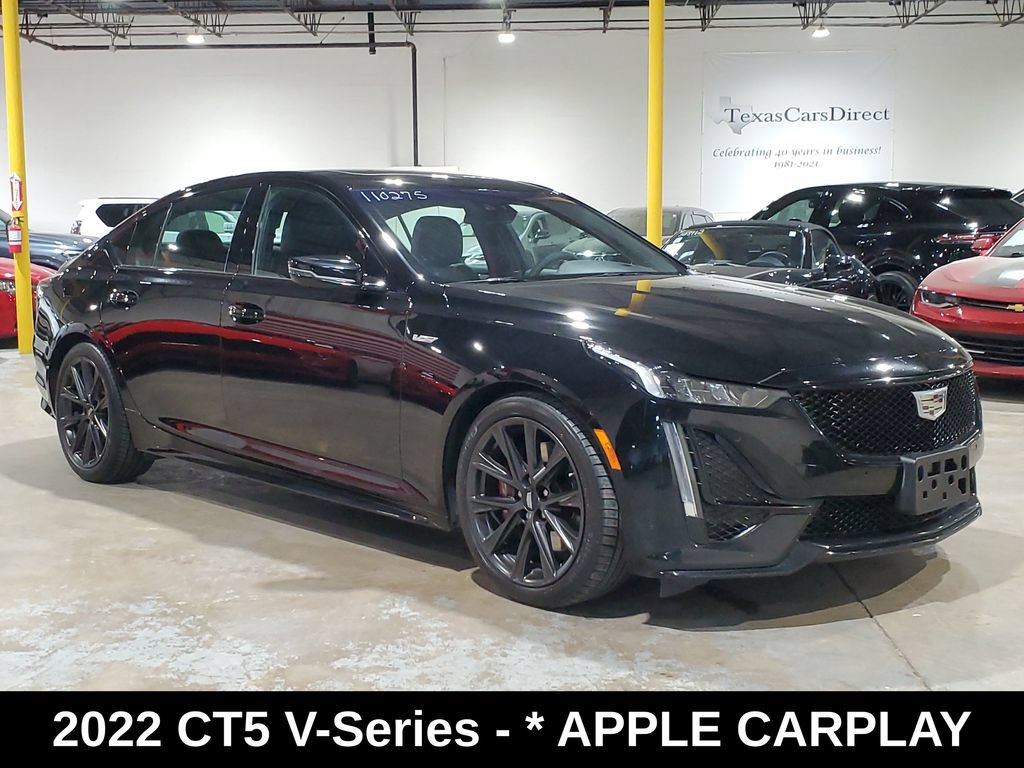 Used 2022 Cadillac CT5 V w/ Cold Weather Package RWD image 3