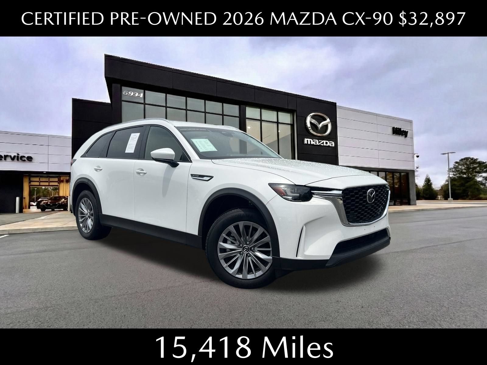 Certified 2026 MAZDA CX-90 3.3 Turbo w/ Select Package AWD/4WD 360° Tour