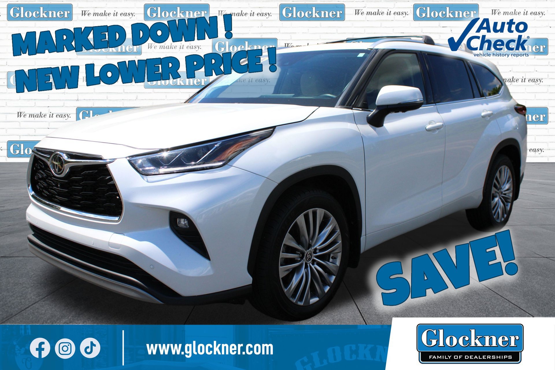 Used 2023 Toyota Highlander Platinum AWD/4WD image 1