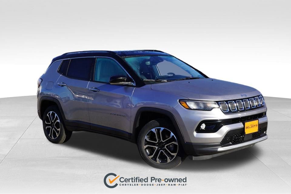Certified 2022 Jeep Compass Limited w/ Sun and Sound Group