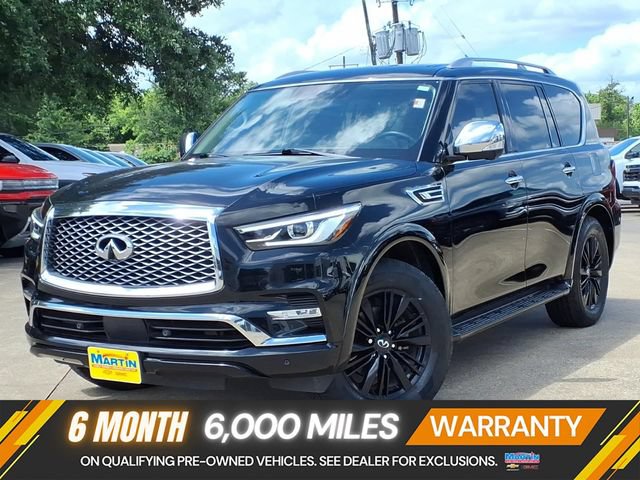 Used 2021 INFINITI QX80 Luxe w/ Cargo Package RWD video 1