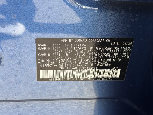 New 2027 Subaru Ascent Limited AWD/4WD image 26