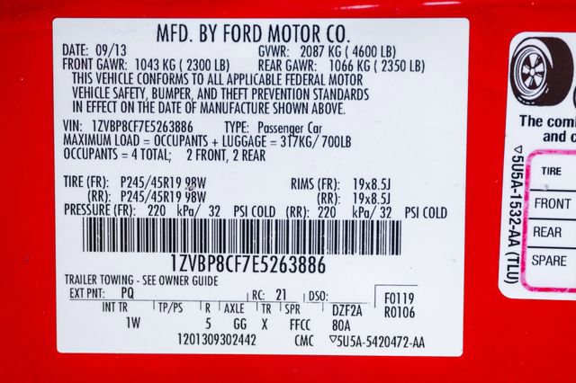 Used 2014 Ford Mustang GT w/ FP8 Appearance Package RWD image 73