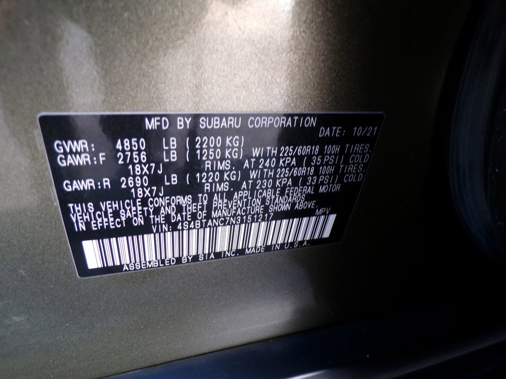 Used 2022 Subaru Outback Limited image 35