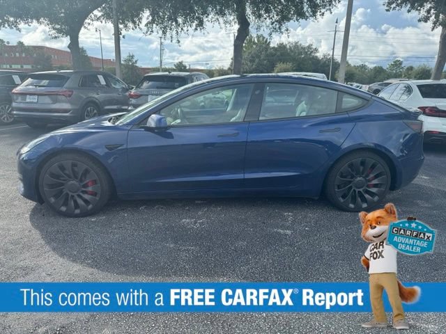Used 2021 Tesla Model 3 Performance AWD/4WD image 2