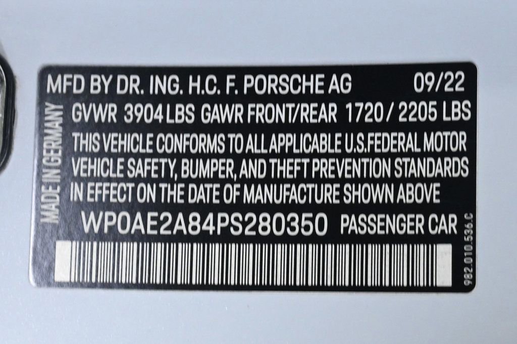 Used 2023 Porsche 718 Cayman GT4 RS w/ Weissach Package image 30