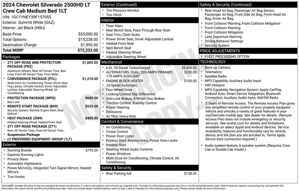 Used 2024 Chevrolet Silverado 2500 LT AWD/4WD image 8
