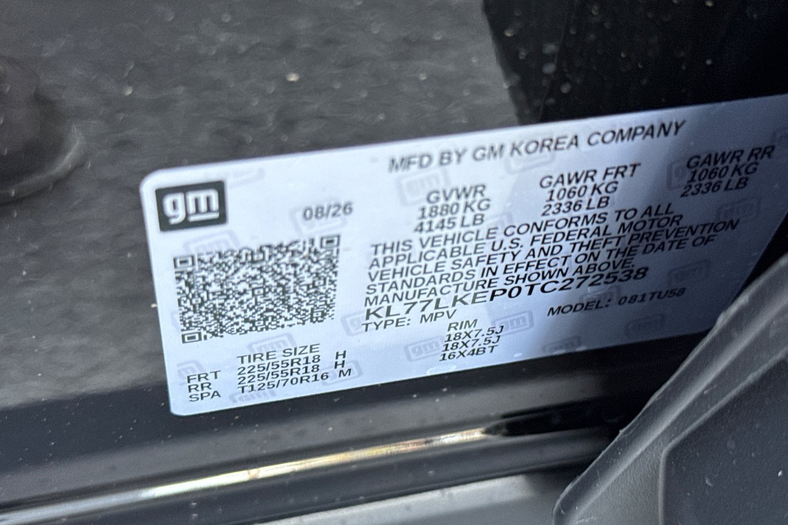 New 2026 Chevrolet Trax ACTIV w/ Sunroof Package FWD image 26
