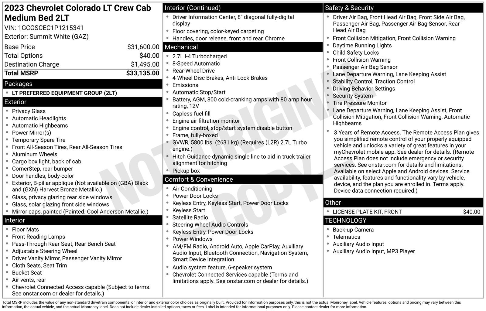 Used 2023 Chevrolet Colorado LT image 32