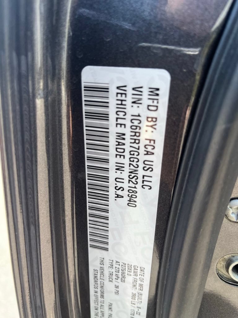 Certified 2022 RAM 1500 Warlock w/ Technology Package I AWD/4WD image 16