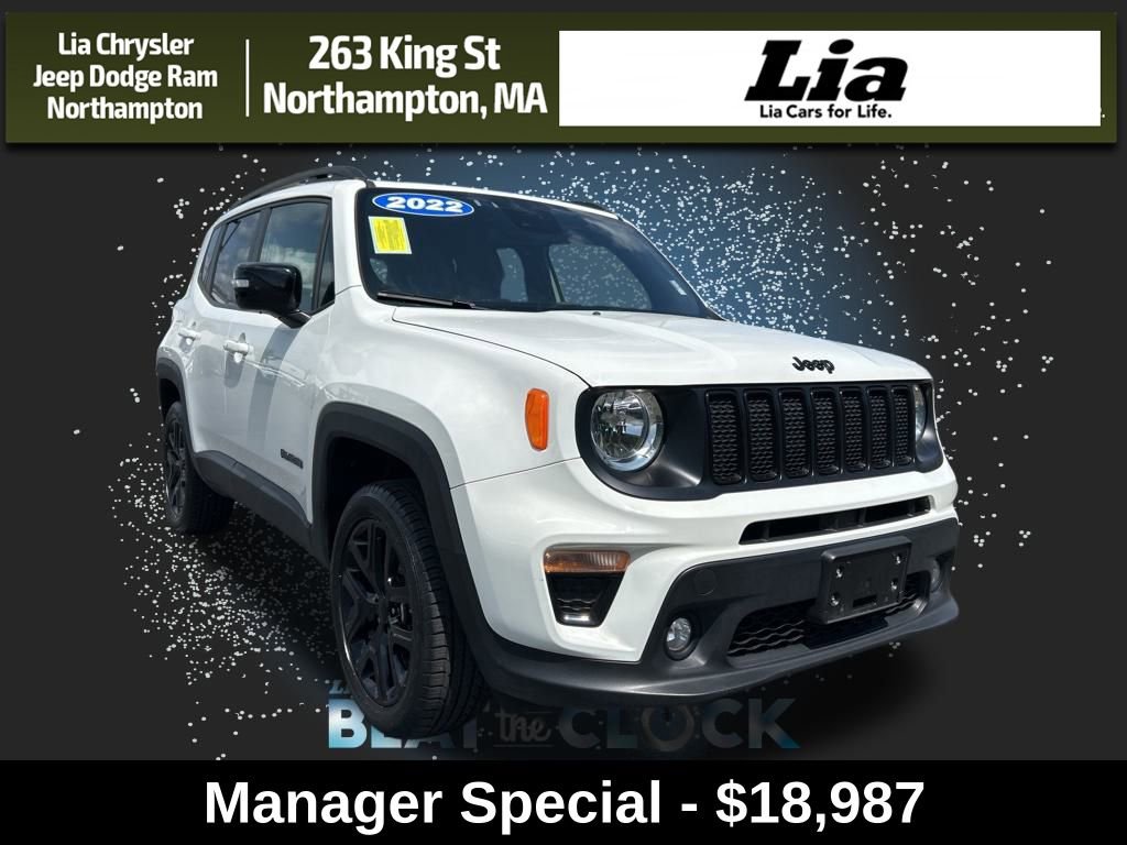 Certified 2022 Jeep Renegade Altitude image 1