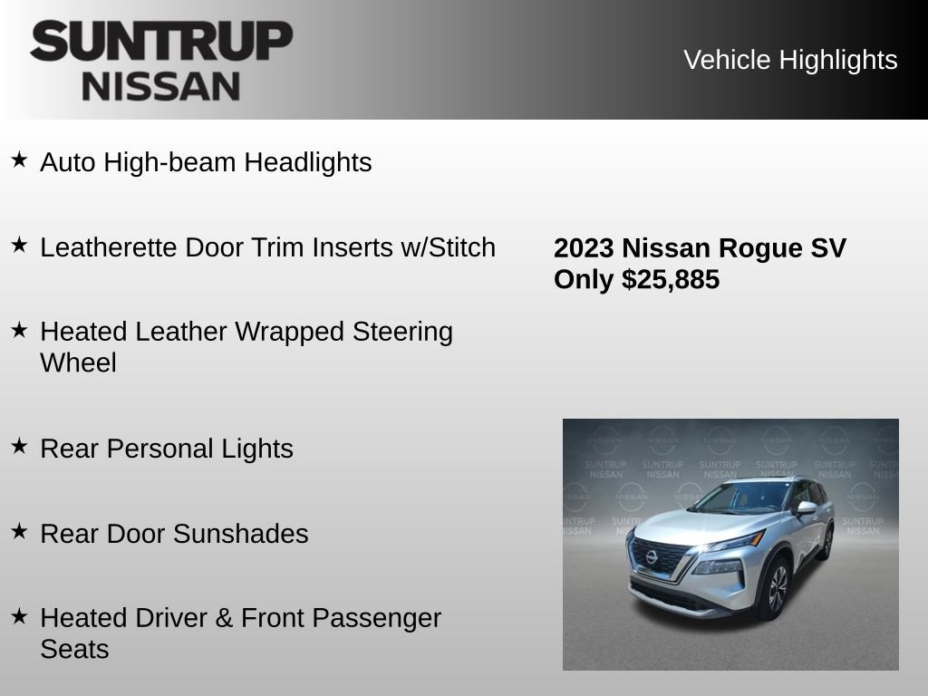 Used 2023 Nissan Rogue SV w/ SV Premium B Package AWD/4WD image 23