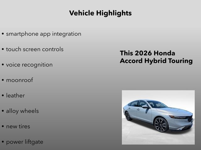 New 2026 Honda Accord Touring image 15