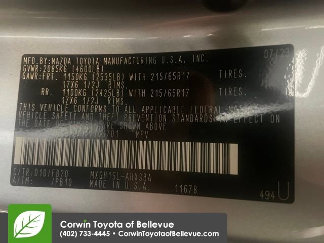 Certified 2023 Toyota Corolla Cross SE image 29