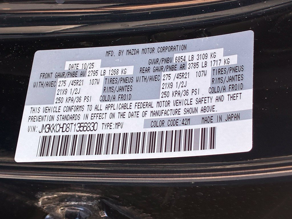 Used 2026 MAZDA CX-90 3.3 Turbo w/ Premium Sport Pkg AWD/4WD image 38
