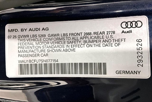 Used 2025 Audi A5 Premium w/ Convenience Package AWD/4WD image 24