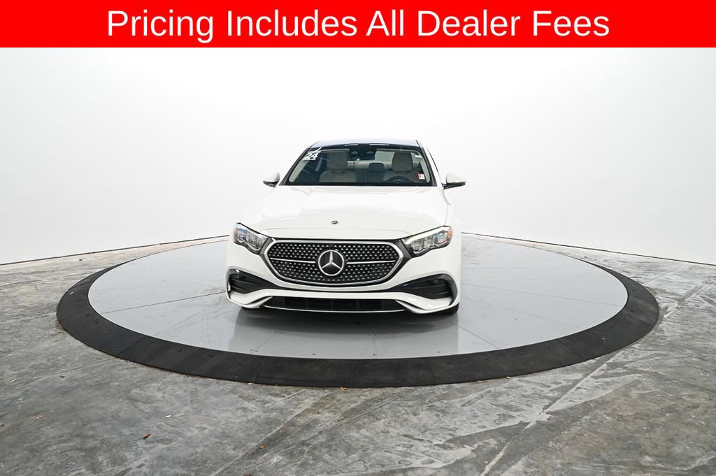 Used 2024 Mercedes-Benz E 350 4MATIC Sedan image 3