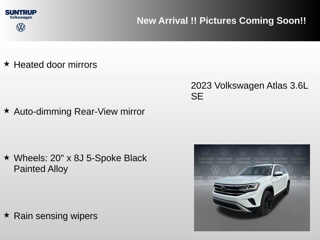 Used 2023 Volkswagen Atlas SE w/ Black Wheel Package image 12