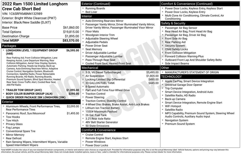 Used 2022 RAM 1500 Limited AWD/4WD image 11