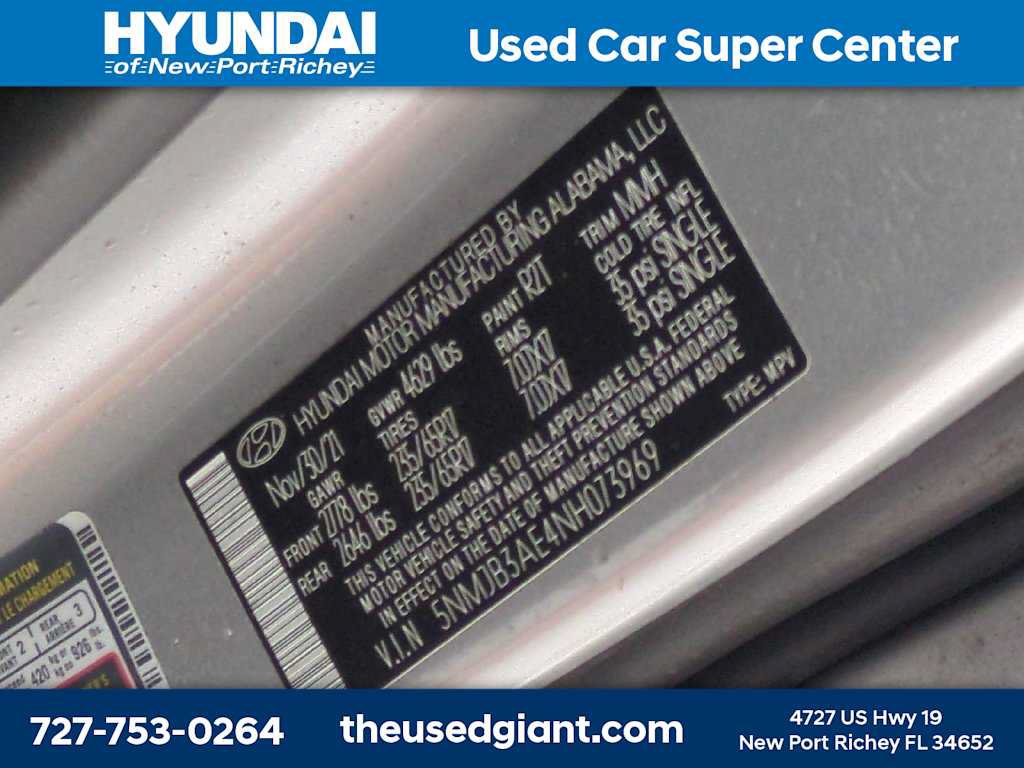 Certified 2022 Hyundai Tucson SEL w/ Cargo Package FWD image 33