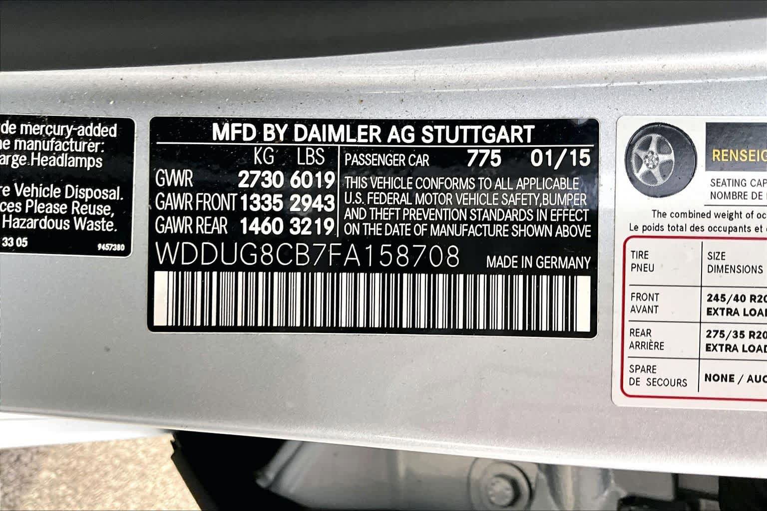 Used 2015 Mercedes-Benz S 550 Sedan image 38