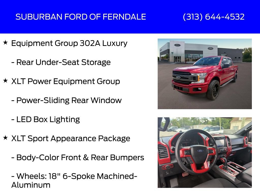 Used 2020 Ford F150 XLT w/ Equipment Group 302A Luxury AWD/4WD image 13