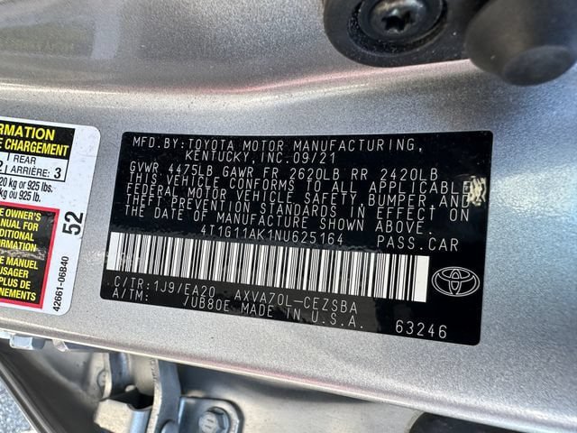 Used 2022 Toyota Camry SE FWD image 33