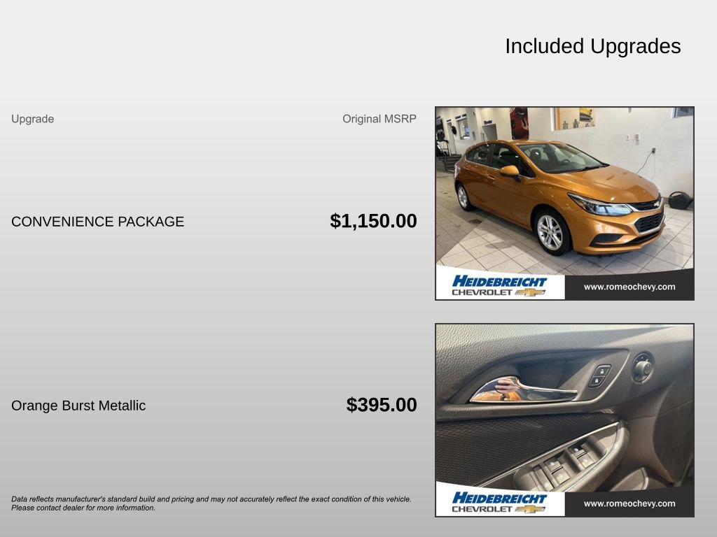 Used 2017 Chevrolet Cruze LT w/ Convenience Package image 4