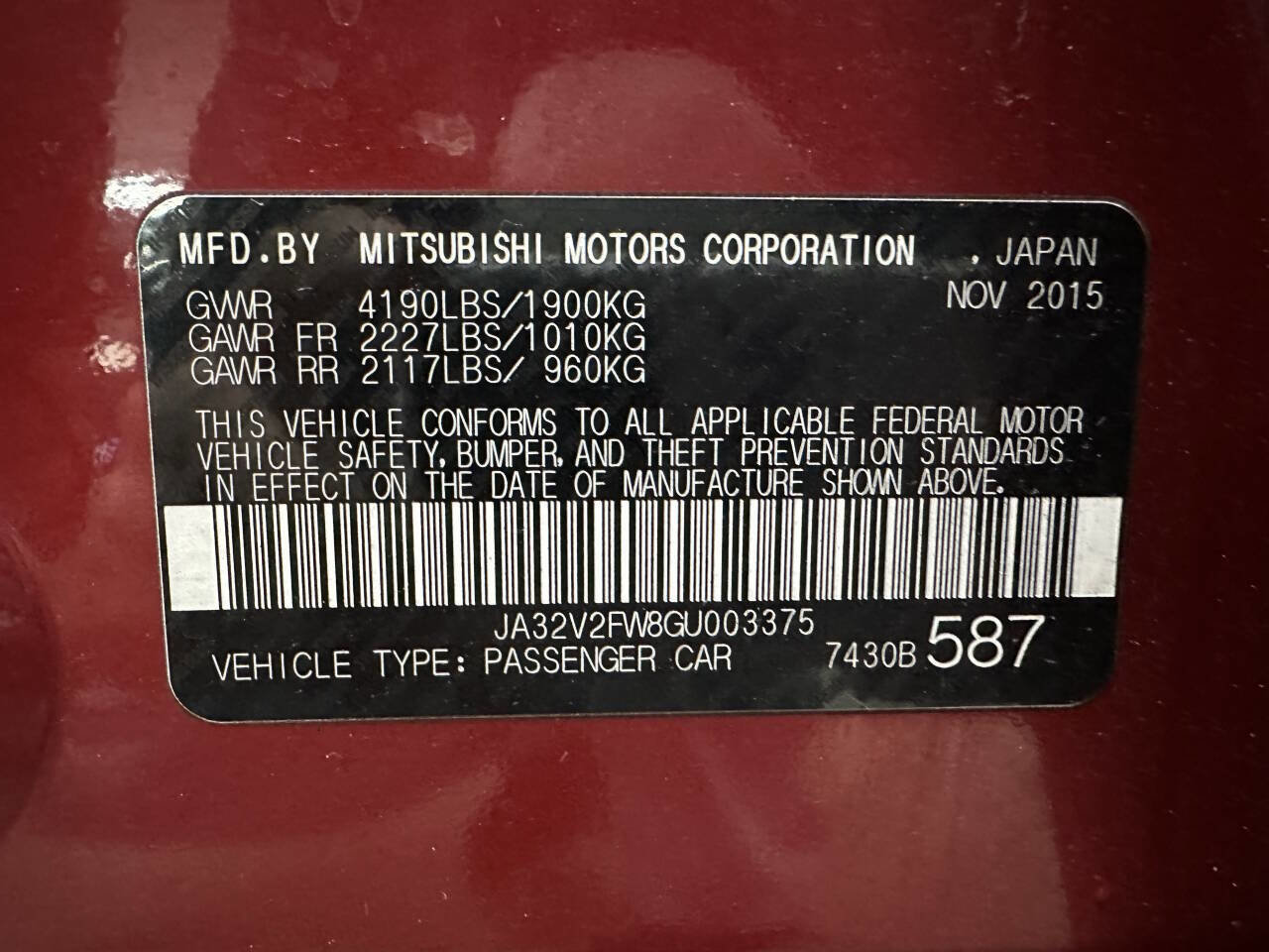 Used 2016 Mitsubishi Lancer ES image 29