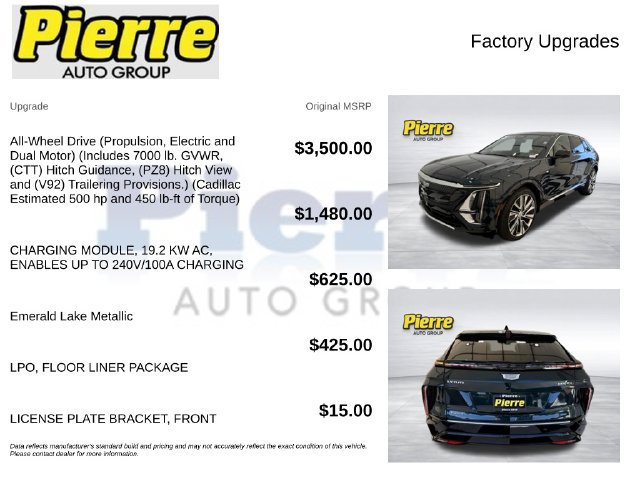 Used 2025 Cadillac Lyriq Luxury w/ LPO, Floor Liner Package AWD/4WD image 13