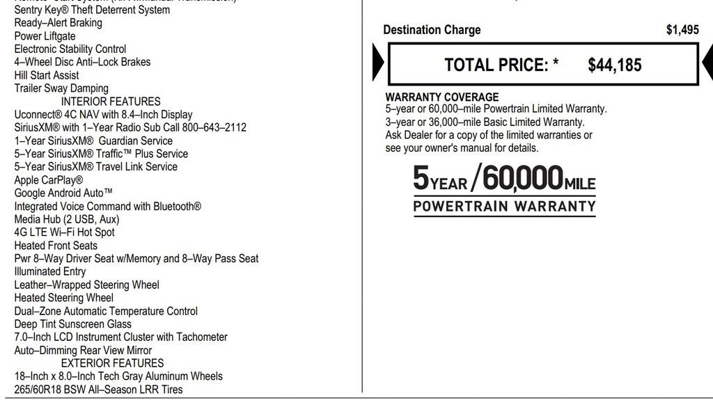 Used 2019 Jeep Grand Cherokee Limited w/ Luxury Group II RWD image 18