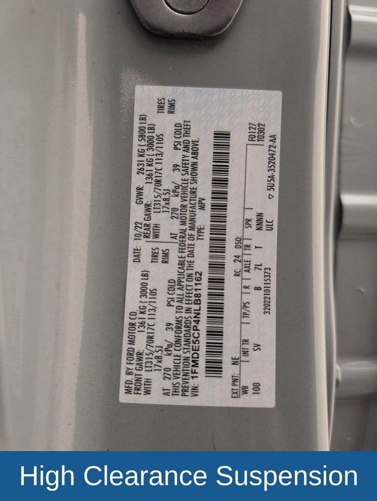 Certified 2022 Ford Bronco Black Diamond w/ Sasquatch Package image 49