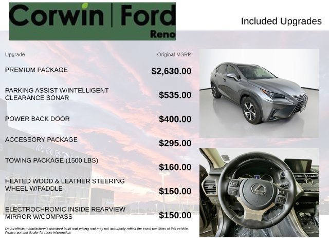 Used 2021 Lexus NX 300h AWD w/ Premium Package image 3