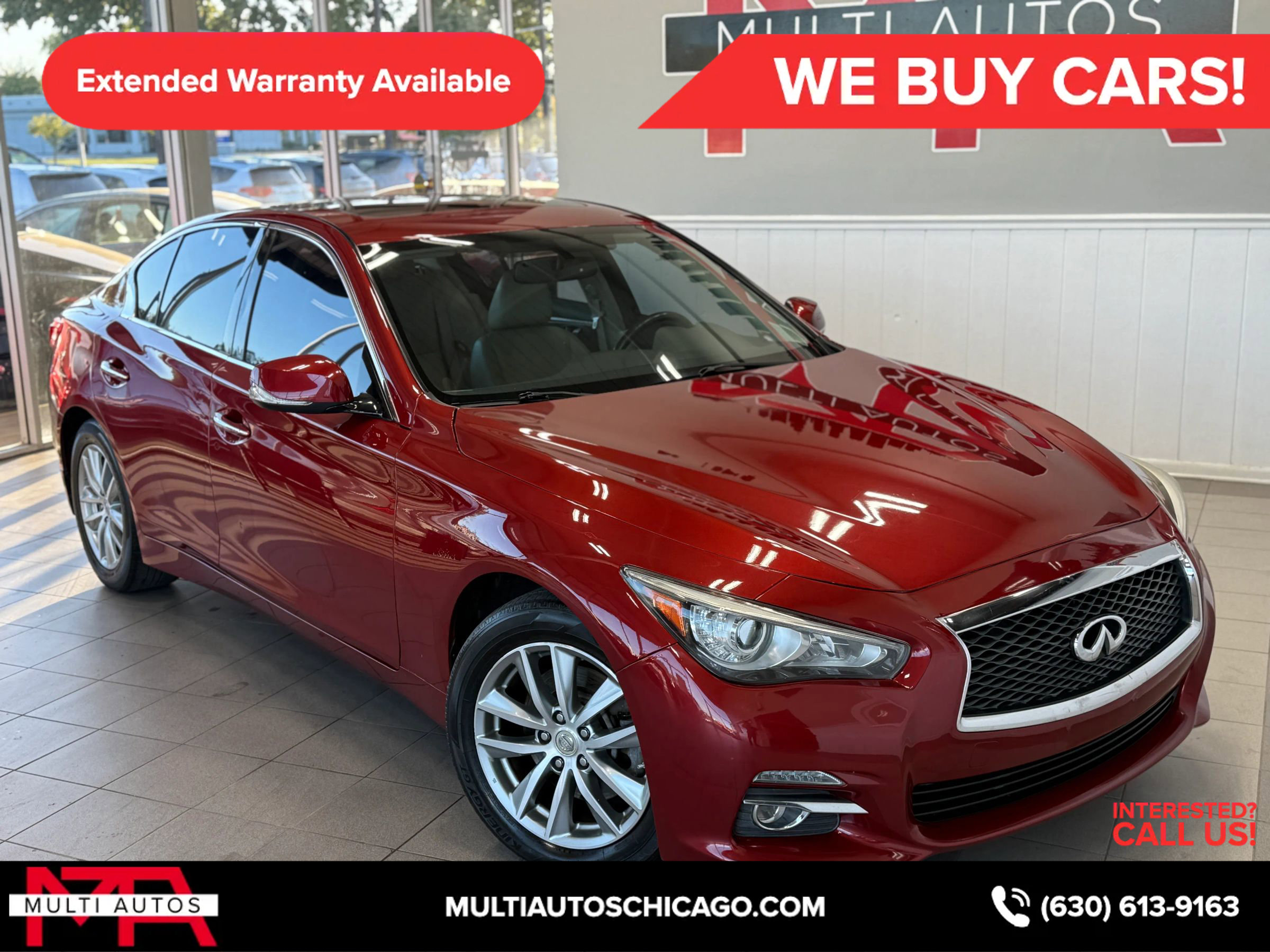 Used 2015 INFINITI Q50 Premium w/ All Weather Package image 5