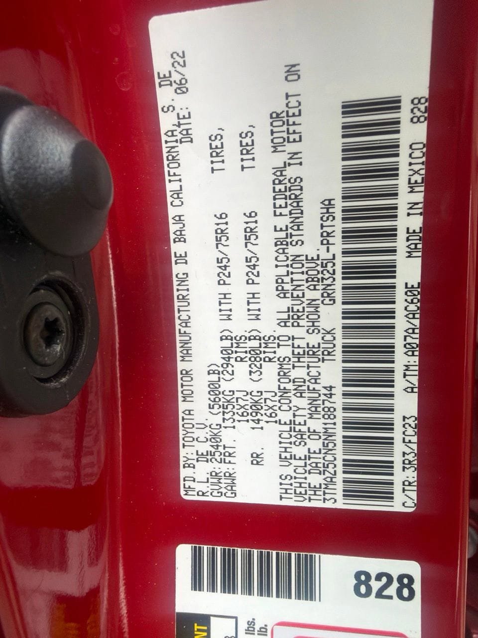 Used 2022 Toyota Tacoma SR5 RWD image 16