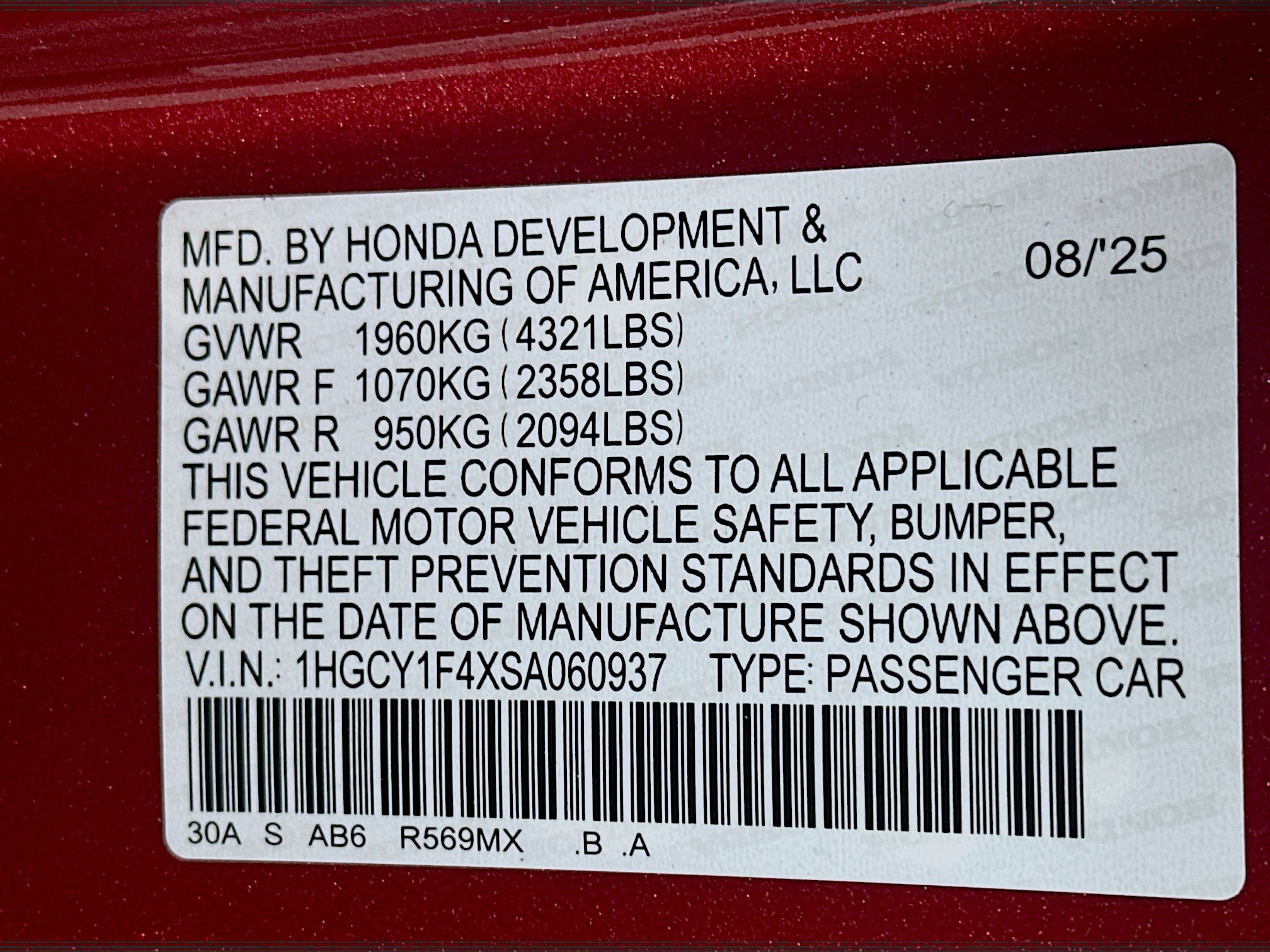 Used 2025 Honda Accord SE image 12