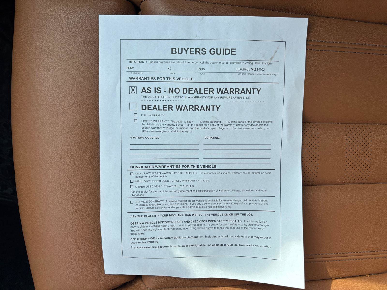 Used 2019 BMW X5 xDrive40i w/ M Sport Package image 30