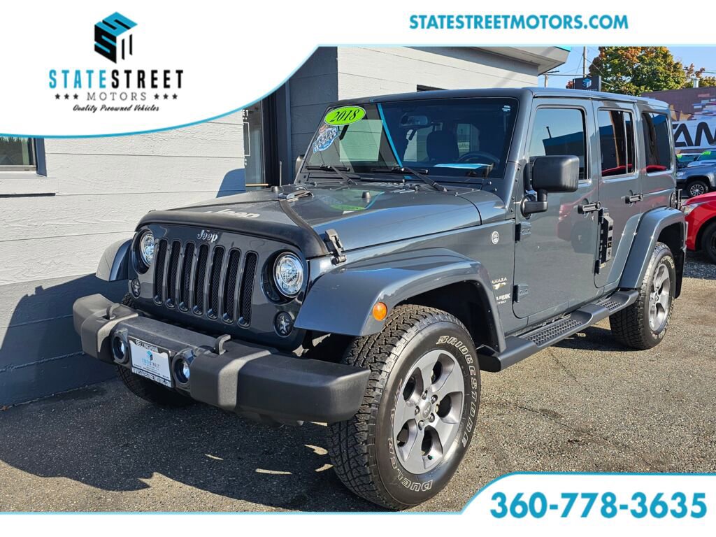 Used 2018 Jeep Wrangler Unlimited Sahara w/ Connectivity Group image 1